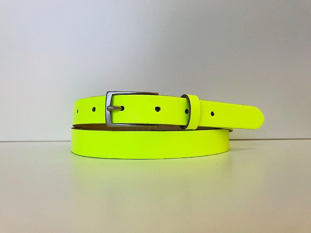 25mm belt - Fluorescent Yellow